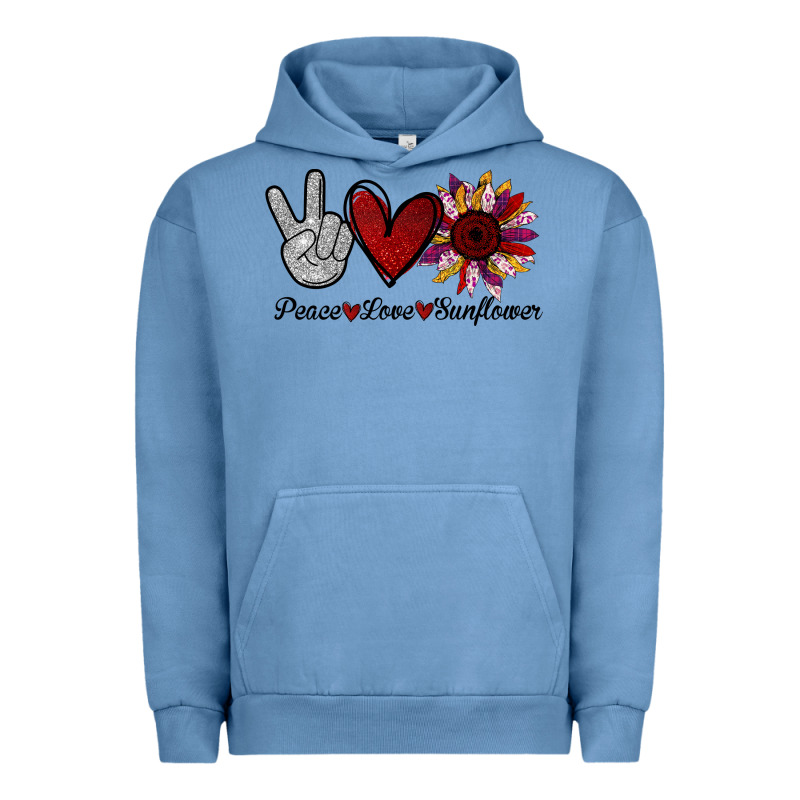 Peace Love Sunflower Urban Hoodie by Bettercallsaul | Teevron