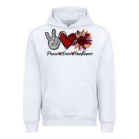 White peace love sunflower Urban Hoodie - Bettercallsaul