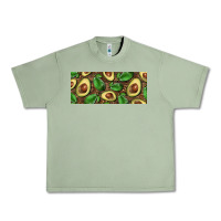 Oil Green avocados with wood and leopard background 15 oz mug Urban Heavy Tee - BarkalooDesign
