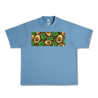 Pebble Blue avocados with wood and leopard background 15 oz mug Urban Heavy Tee - BarkalooDesign