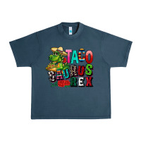 Midnight Navy taco saurus rex Urban Heavy Tee - CTS Tumbler Store