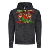 Vintage Black juneteenth free ish since 1865 Vintage Hoodie - texasbilliewilder