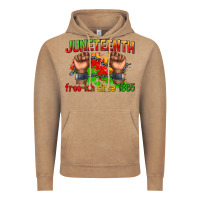 Vintage Coffee juneteenth free ish since 1865 Vintage Hoodie - texasbilliewilder
