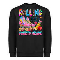 Black rolling into fourth grade Heavyweight Sweatshirt - texasbilliewilder