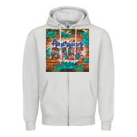 Dove Grey american babe Zipper Hoodie - Artiststas