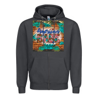 Smoke american babe Zipper Hoodie - Artiststas