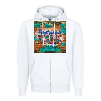 White american babe Zipper Hoodie - Artiststas