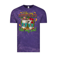 Cloud Purple I Like My Coffee Black Like My Soul Vintage Tee - texasbilliewilder