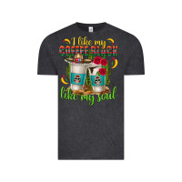 Vintage Black I Like My Coffee Black Like My Soul Vintage Tee - texasbilliewilder