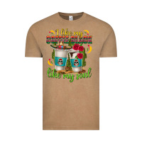 Vintage Coffee I Like My Coffee Black Like My Soul Vintage Tee - texasbilliewilder