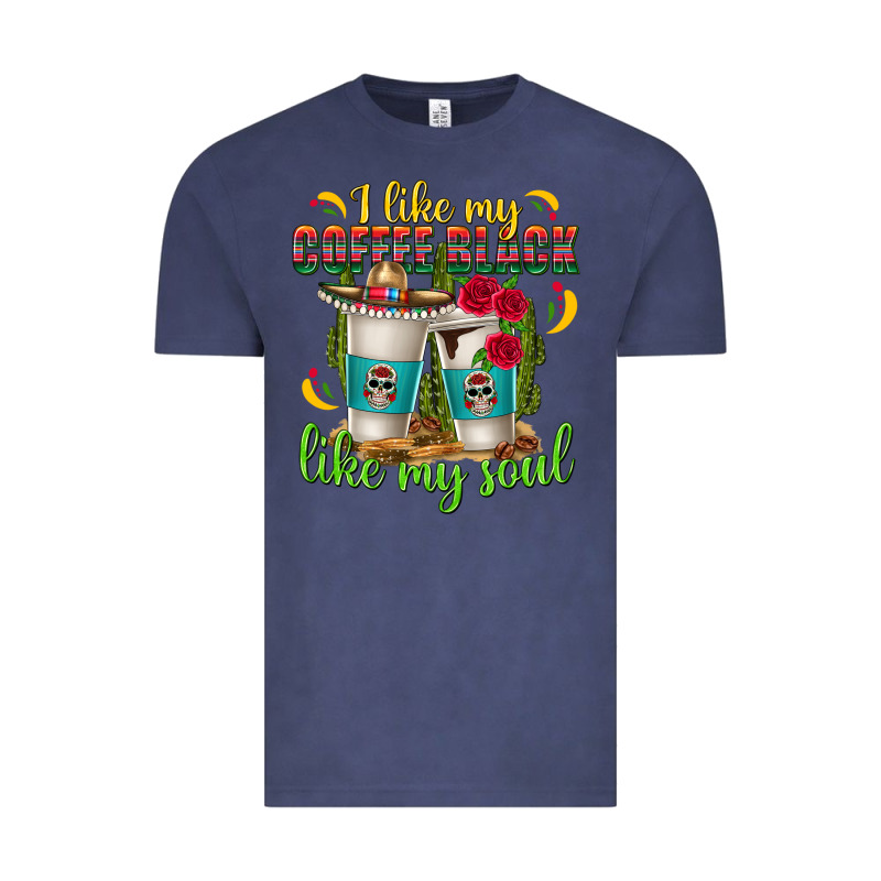 I Like My Coffee Black Like My Soul Vintage Tee by texasbilliewilder | Teevron