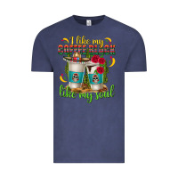 Vintage Denim I Like My Coffee Black Like My Soul Vintage Tee - texasbilliewilder