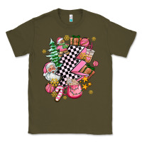 Army Green pink christmas lightning bolt Classic Tee - AdoDesignShop