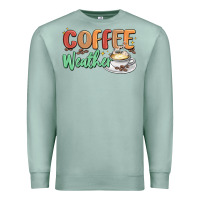 Seafoam coffee weather Premium Sweatshirt - MaliasSmallBusiness