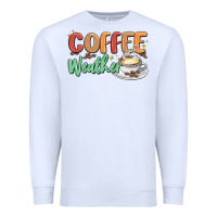 White coffee weather Premium Sweatshirt - MaliasSmallBusiness