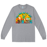 Heather Grey you  had me at day drınkıng Long Sleeve Tee - AdoDesignShop