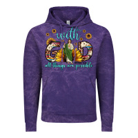Cloud Purple with god all things are possible matthew 19 26 Vintage Hoodie - JahusDesignShop