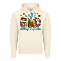 Vintage Artic with god all things are possible matthew 19 26 Vintage Hoodie - JahusDesignShop