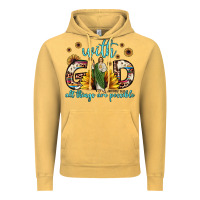 Vintage Mustard with god all things are possible matthew 19 26 Vintage Hoodie - JahusDesignShop