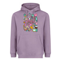 Lavender can't talk right now doing mama stay at home stuff Heavyweight Hoodie - MaliasSmallBusiness