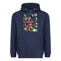 Navy can't talk right now doing mama stay at home stuff Heavyweight Hoodie - MaliasSmallBusiness