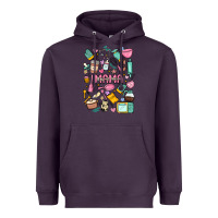 Plum can't talk right now doing mama stay at home stuff Heavyweight Hoodie - MaliasSmallBusiness