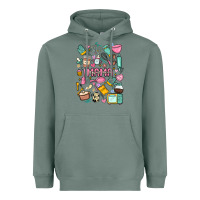 Sage can't talk right now doing mama stay at home stuff Heavyweight Hoodie - MaliasSmallBusiness