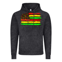Vintage Black juneteenth flag Vintage Hoodie - texasbilliewilder
