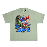 Oil Green red white rawr Urban Heavy Tee - Zillion Design Studio