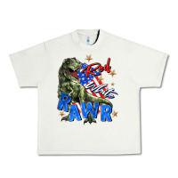 Pistachio red white rawr Urban Heavy Tee - Zillion Design Studio