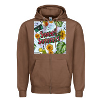 Chestnut sweet summer seamless pattern Zipper Hoodie - BundleAndBundleShop