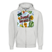 Dove Grey sweet summer seamless pattern Zipper Hoodie - BundleAndBundleShop