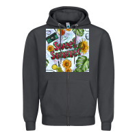 Smoke sweet summer seamless pattern Zipper Hoodie - BundleAndBundleShop