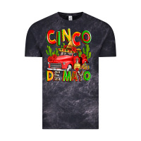 Cloud Black cinco de mayo truck Vintage Tee - Zillion Design Studio