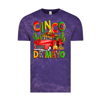 Cloud Purple cinco de mayo truck Vintage Tee - Zillion Design Studio