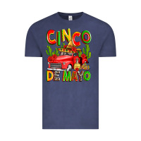 Vintage Denim cinco de mayo truck Vintage Tee - Zillion Design Studio