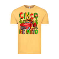 Vintage Mustard cinco de mayo truck Vintage Tee - Zillion Design Studio