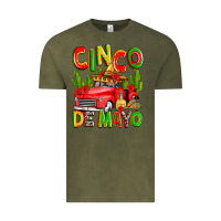 Vintage Olive cinco de mayo truck Vintage Tee - Zillion Design Studio