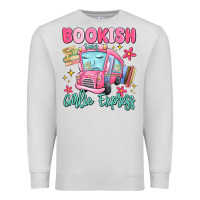 Dove Grey bookish girlie express Premium Sweatshirt - MaliasSmallBusiness