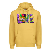 Antique Gold Mardi Gras Love With Gnome Premium Hoodie - BundleAndBundleShop