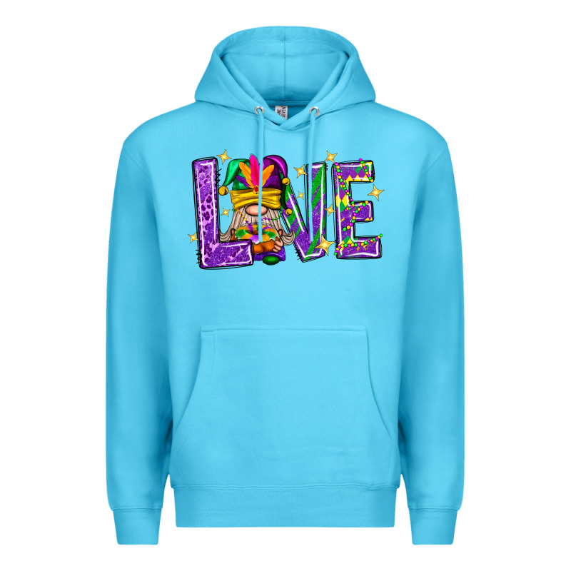 Mardi Gras Love With Gnome Premium Hoodie by BundleAndBundleShop | Teevron