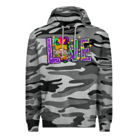 Slate Camo Mardi Gras Love With Gnome Premium Hoodie - BundleAndBundleShop