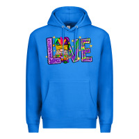 True Royal Mardi Gras Love With Gnome Premium Hoodie - BundleAndBundleShop