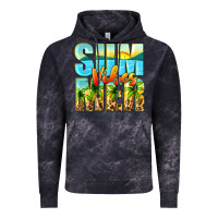 Cloud Black summer vibes Vintage Hoodie - Zillion Design Studio