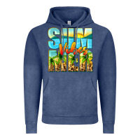 Vintage Denim summer vibes Vintage Hoodie - Zillion Design Studio