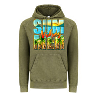 Vintage Olive summer vibes Vintage Hoodie - Zillion Design Studio