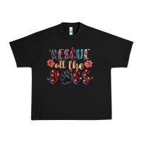 Black rescue all the dogs Urban Heavy Tee - Zillion Design Studio