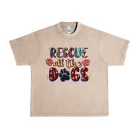 French Oak rescue all the dogs Urban Heavy Tee - Zillion Design Studio