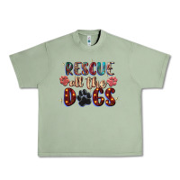 Oil Green rescue all the dogs Urban Heavy Tee - Zillion Design Studio