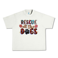 Pistachio rescue all the dogs Urban Heavy Tee - Zillion Design Studio